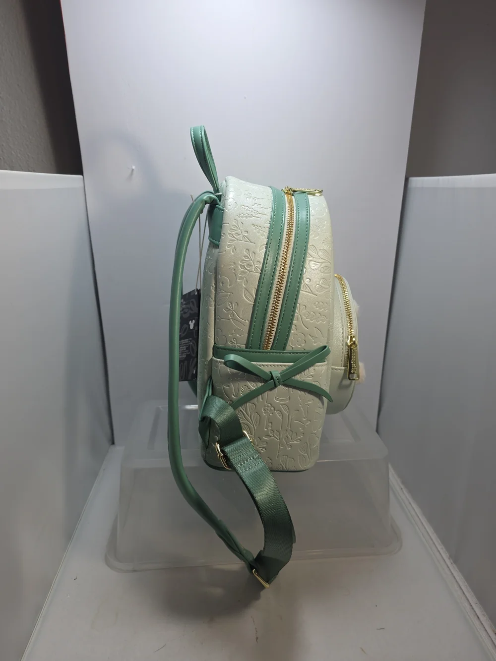 Loungefly Disney Peter Pan Tinkerbell Dandelion Pom Pom Mini Backpack NWT